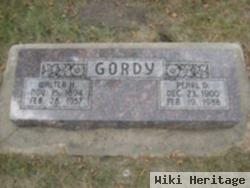 Walter H. "gordy" Gordy