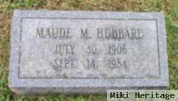 Maude M Hubbard