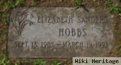 Elizabeth S. Sanders Hobbs