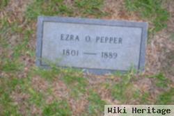 Ezeriah O. "ezra" Pepper, Sr