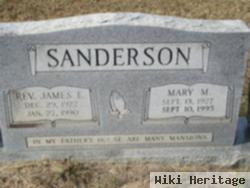 Rev James E Sanderson