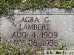 Agra G. Bates Lambert