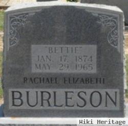 Rachael Elizabeth "bettie" Pearce Burleson