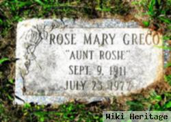 Rose Mary "rosie" Greco