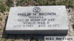 Pfc Philip W. Brown