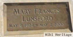 Mary Frances Mcclellan Lunsford