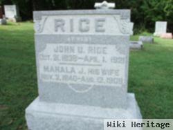 Mahala Jane Montgomery Rice