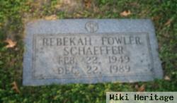 Rebekah Fowler Schaeffer