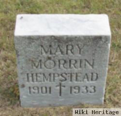 Gladys Mary "mary" Morrin Hempstead