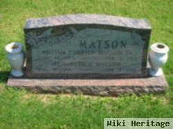 William Chester Matson, Sr