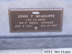 John F Mcauliffe