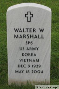 Walter W Marshall