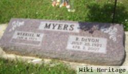 R Devon Myers