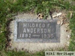 Mildred F Anderson