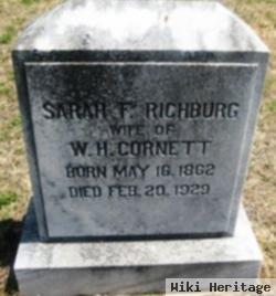 Sarah Frances Richburg Cornett