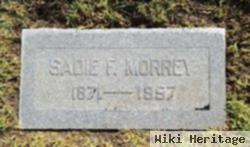 Sarah F. "sadie" Peters Morrey