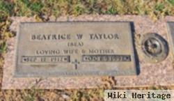 Beatrice W. "bea" Taylor