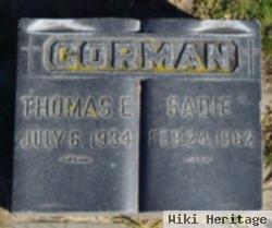 Thomas E Gorman