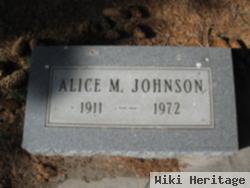 Alice M Johnson