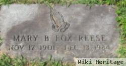 Mary B. Fox Reese