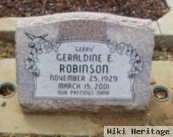 Geraldine E. "gerry" Robinson