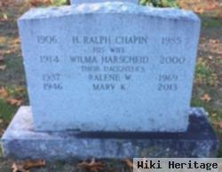 Ralene W Chapin