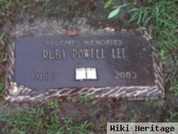 Ruby Powell Lee