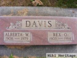 Alberta W Victor Davis