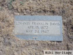 Loransy Franklin "buck" Davis