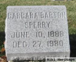 Barbara Barton Sperry