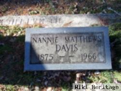 Nannie Matthews Davis