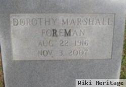 Dorothy Marshall Foreman