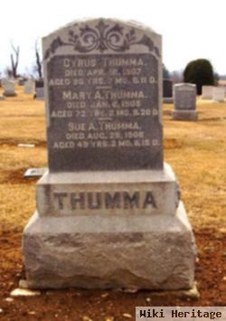 Mary A Thumma