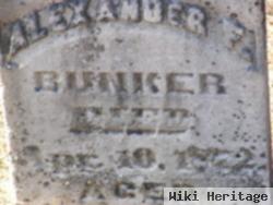 Alexander F Bunker