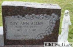 Coy Ann Allen Mallett