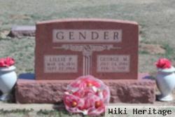 George Millard Gender