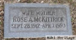 Rose A. Mccorrester Mckittrick