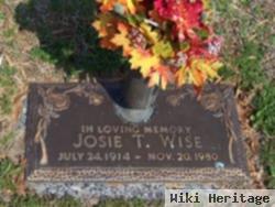 Josephine "josie" Taylor Wise