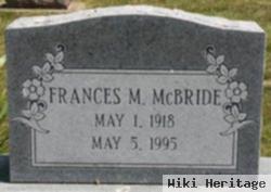 Frances M Mcbride