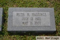 Ruth H Hastings