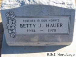 Betty J Hauer