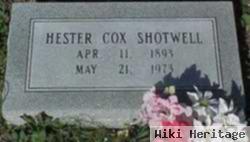 Hester Cox Cline Shotwell