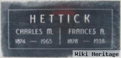 Frances A Hettick