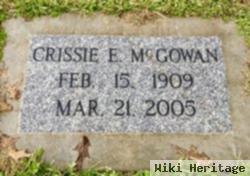 Crissie Ethel Thornton Mcgowan