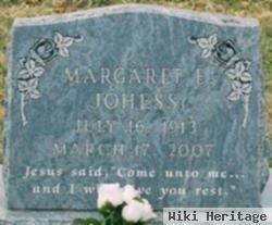 Margaret E Johess