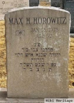 Max H Horowitz