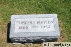 Frances E "fanny" Vandenberg Kimpton