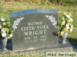 Edith Marie York Wright