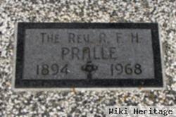 Rev Rahlfs Fred Henry Pralle