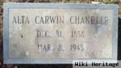 Alta Belle Carwin Chandler